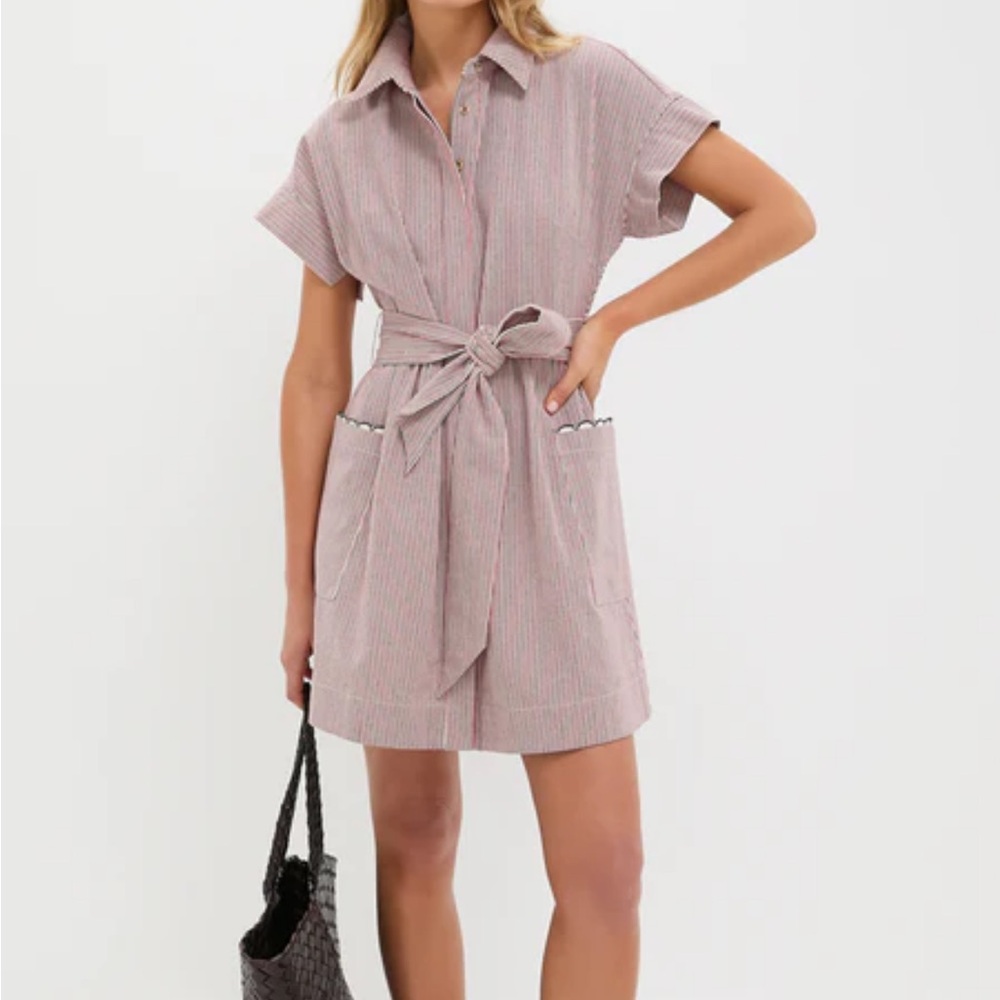 Tuckernuck Pink Striped Mini Dress